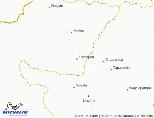 MICHELIN-Landkarte Cochapeti - ViaMichelin