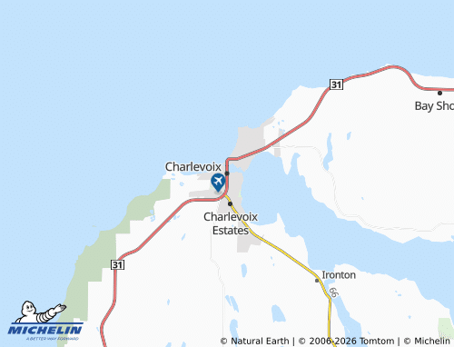 Carte MICHELIN Charlevoix - ViaMichelin