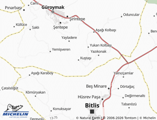 Mappa MICHELIN Kuştaşı - ViaMichelin