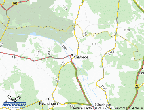 MICHELIN Calvörde map - ViaMichelin