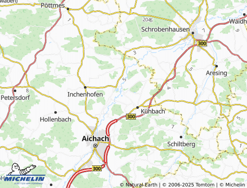 MICHELIN Paar map - ViaMichelin
