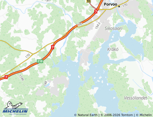 Carte MICHELIN Sillvik - ViaMichelin