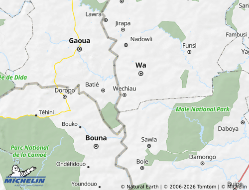 Mapa MICHELIN Wa West - ViaMichelin