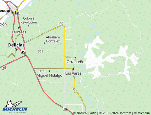 MICHELIN Orranteño map - ViaMichelin