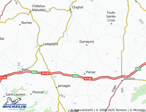 Carte MICHELIN Santary - ViaMichelin