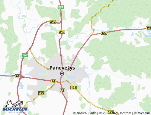Mappa MICHELIN Vaivadai - ViaMichelin