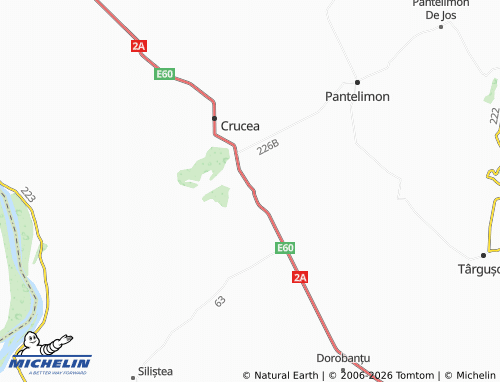 MICHELIN Gălbiori map - ViaMichelin