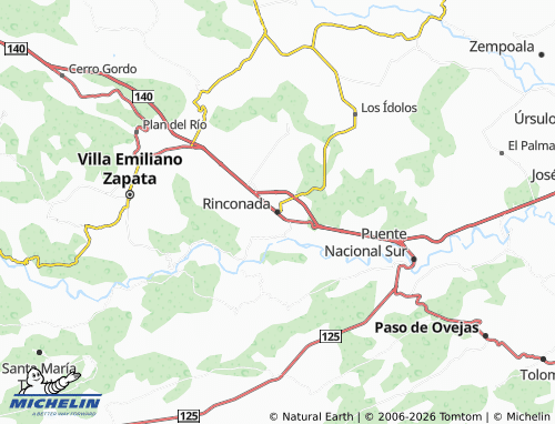Kaart MICHELIN Rinconada - ViaMichelin
