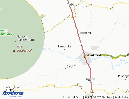 Mapa MICHELIN Pembroke - ViaMichelin