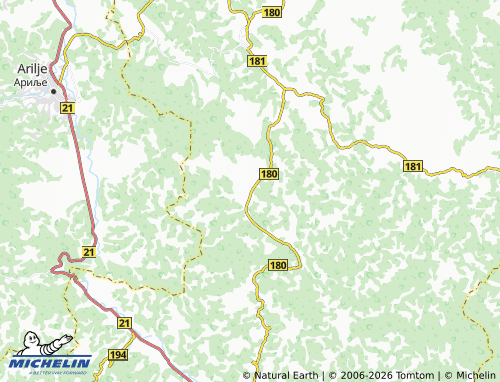 Mapa MICHELIN Kotraža - ViaMichelin