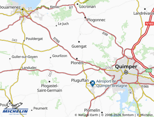 Mappa MICHELIN Plonéis - ViaMichelin