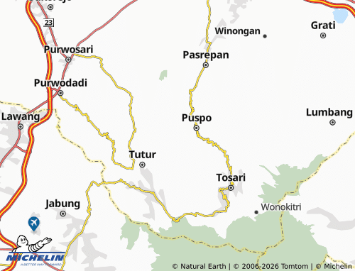 MICHELIN Kemiri map - ViaMichelin