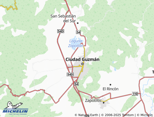 MICHELIN La Nueva Luz map - ViaMichelin