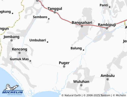 Carte MICHELIN Karang Duren - ViaMichelin