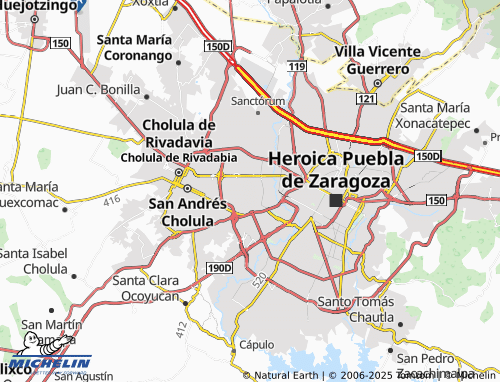 MICHELIN Santa Gema map - ViaMichelin