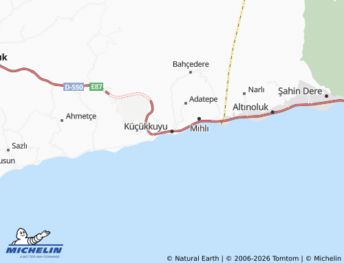 MICHELIN Küçükkuyu map - ViaMichelin