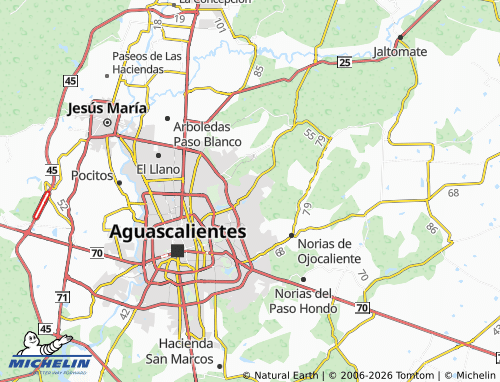 Kaart MICHELIN Claustros Loma Dorada - ViaMichelin