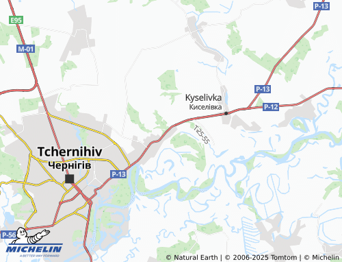 MICHELIN Novoselivka map - ViaMichelin