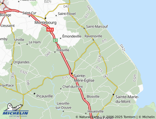 MICHELIN Baudienville map - ViaMichelin