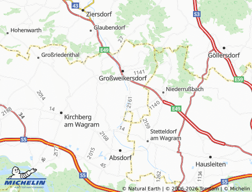 MICHELIN Großwiesendorf map - ViaMichelin