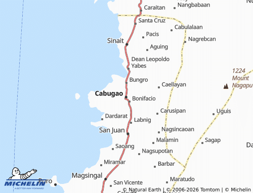 MICHELIN Baclig map - ViaMichelin