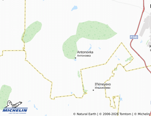 MICHELIN-Landkarte Antonovka - ViaMichelin