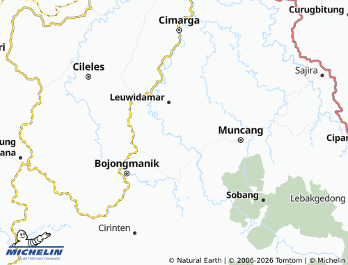 Kaart MICHELIN Sangkanwangi - ViaMichelin