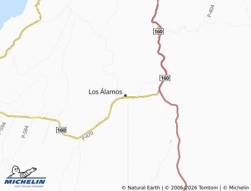 MICHELIN Los Álamos map - ViaMichelin