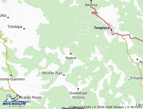 Mapa MICHELIN San José, Nuevo León - ViaMichelin