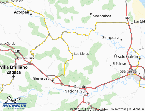 Mappa MICHELIN Los Ídolos - ViaMichelin