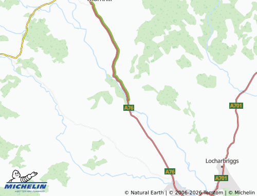 Carte MICHELIN Auldgirth - ViaMichelin