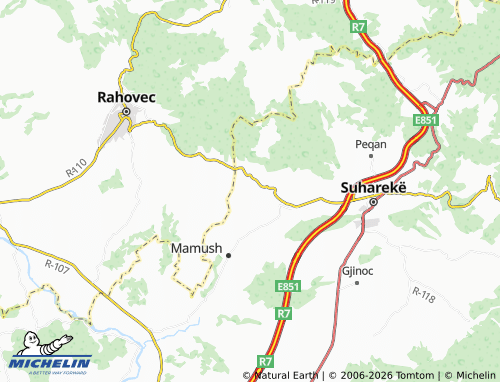 Carte MICHELIN Samadrexhë - ViaMichelin