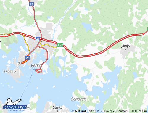 Mappa MICHELIN Torstäva - ViaMichelin