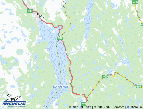 MICHELIN-Landkarte Sirnes - ViaMichelin
