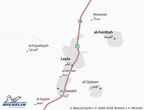 Carte MICHELIN al-Dawa'ir - ViaMichelin