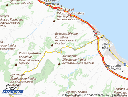 MICHELIN Souli map - ViaMichelin