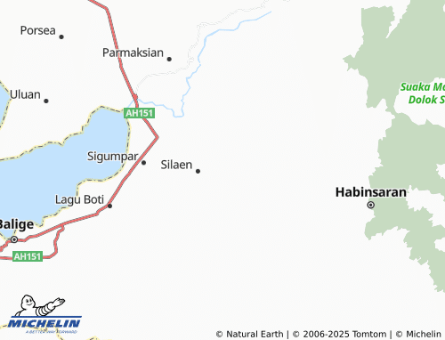 MICHELIN Siringkiron map - ViaMichelin