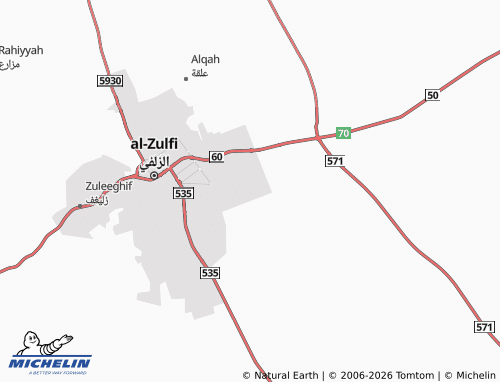 Carte MICHELIN al-Nafal - ViaMichelin