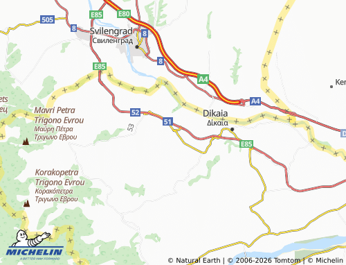 Carte MICHELIN Ptelea - ViaMichelin