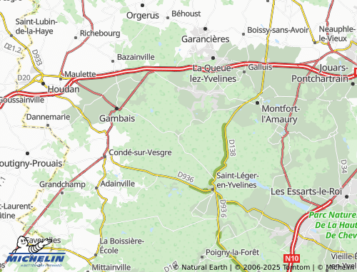 MICHELIN-Landkarte Gambaiseuil - ViaMichelin