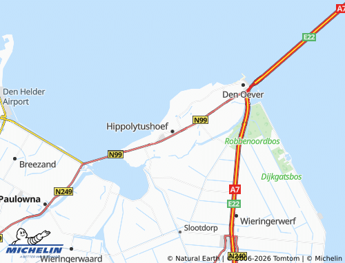 MICHELIN Hippolytushoef map - ViaMichelin