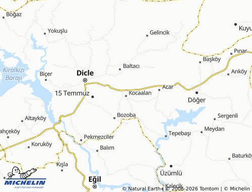 MICHELIN Kocaalan map - ViaMichelin