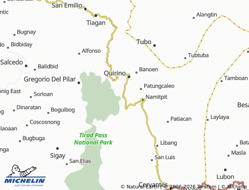 MICHELIN Suagayan map - ViaMichelin