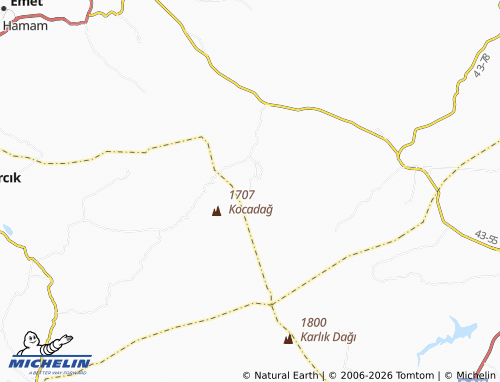 Mappa MICHELIN Düşecek - ViaMichelin