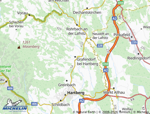 MICHELIN Grafendorf bei Hartberg map - ViaMichelin