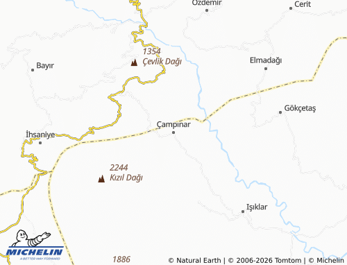 Mapa MICHELIN Çampınar - ViaMichelin