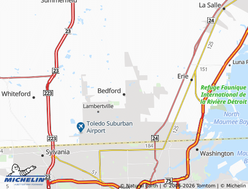 Mappa MICHELIN Bedford - ViaMichelin