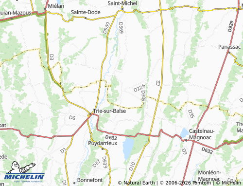 MICHELIN Duffort map - ViaMichelin