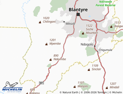 MICHELIN-Landkarte Mpemba - ViaMichelin