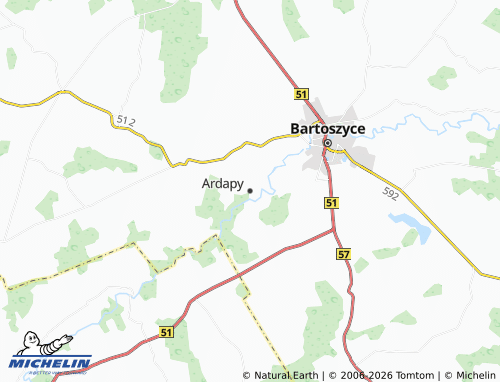 Mapa MICHELIN Ardapy - ViaMichelin